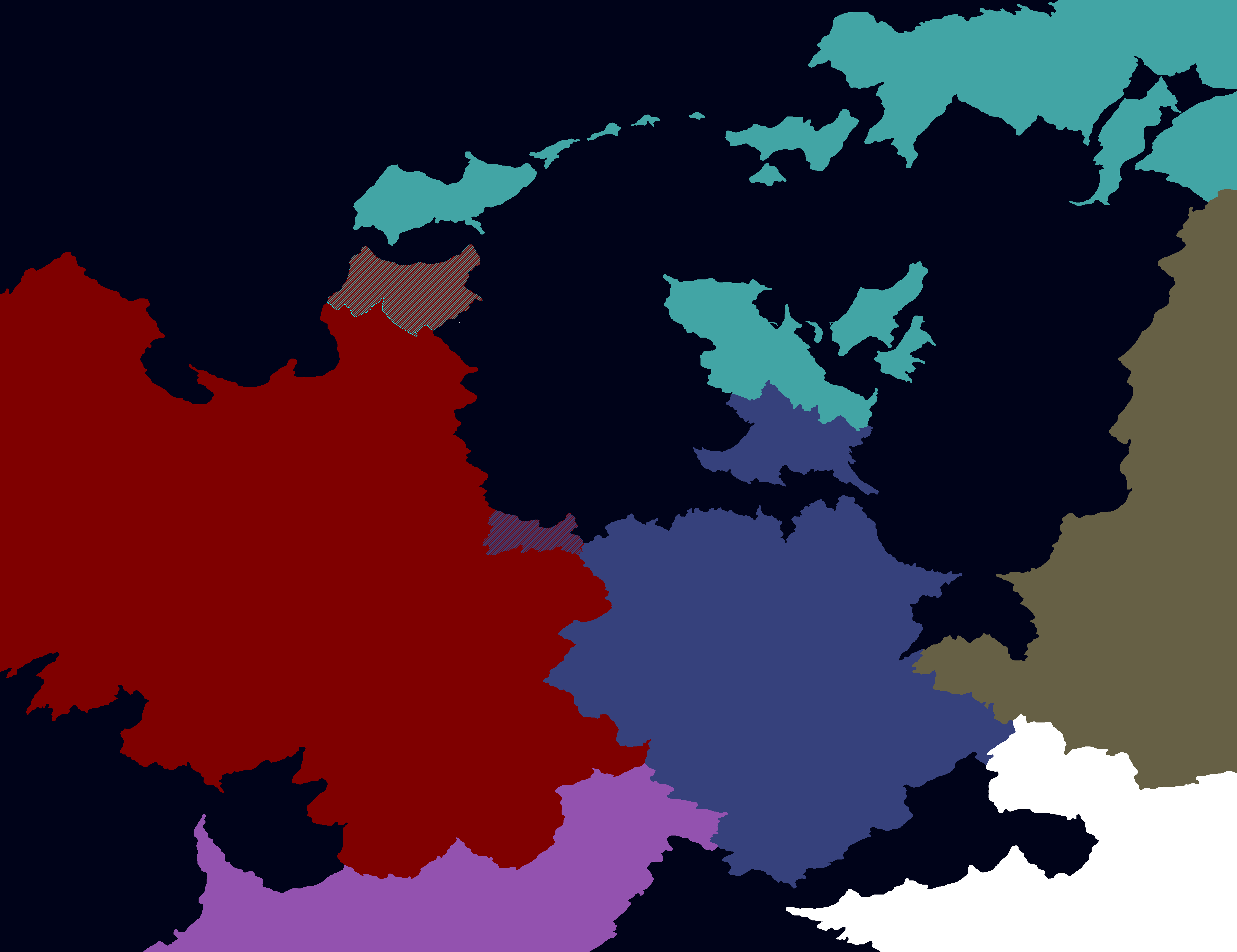 Regions of Wudor — world map